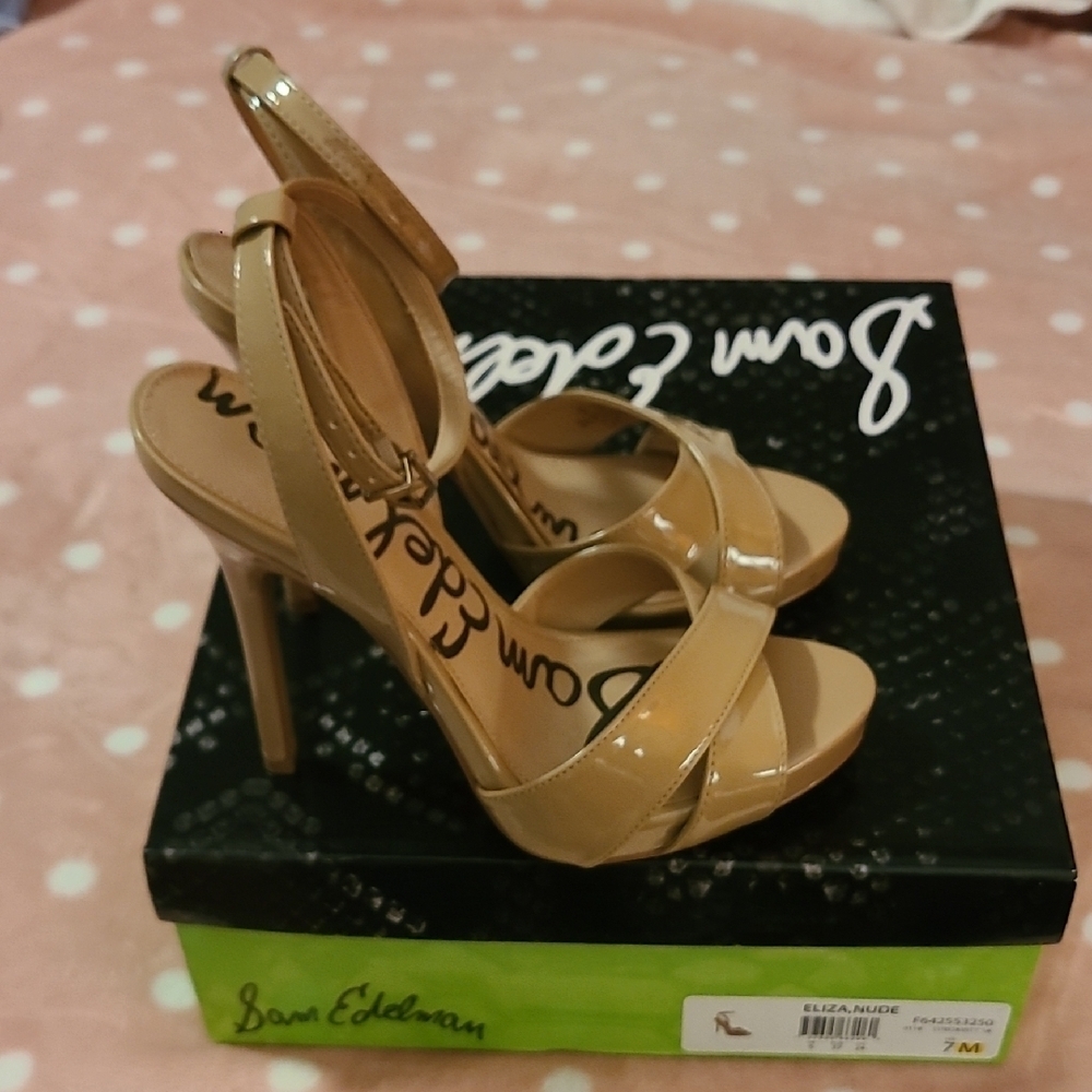Sam Edelman Tan Women's Sandals - Picture 3 of 8